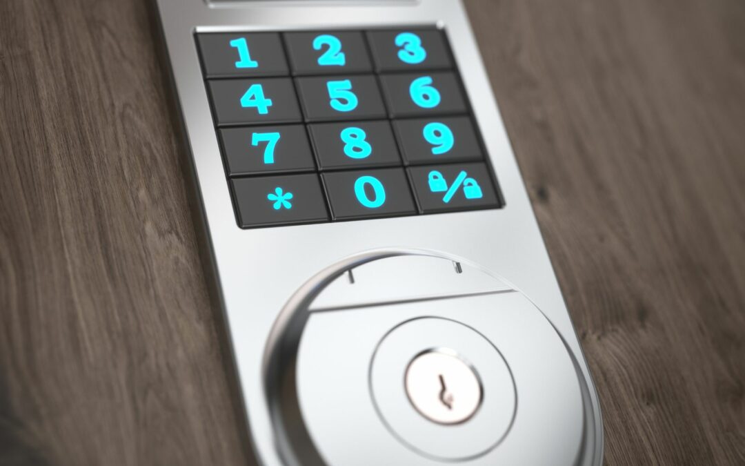 A picture of a smart lock for homeowners who wondering, "What is a smart lock?"